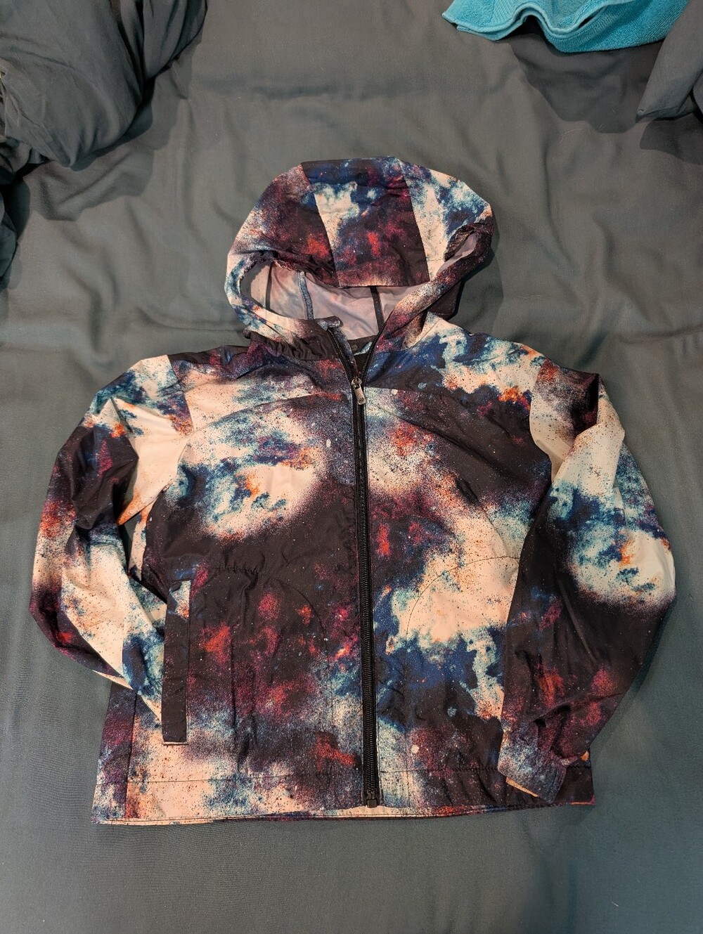 $4 If Bundled. Kids Hooded Galaxy Rain Jacket